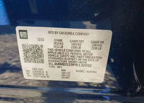 2023 Buick Encore Gx Preferred Fwd z USA, uszkodzony, nr VIN KL4MMBS29PB130092